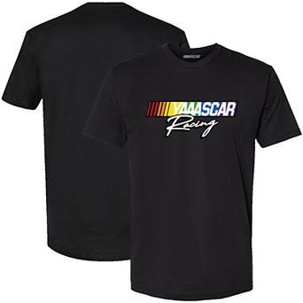 Men's Checkered Flag Sports Black NASCAR Racing T-Shirt