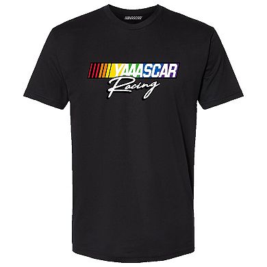 Men's Checkered Flag Sports Black NASCAR Racing T-Shirt