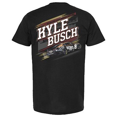 Men's Richard Childress Racing Team Collection Black Kyle Busch Cheddar's Car T-Shirt