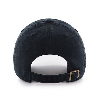 Men's '47 Black NASCAR Low Down Script Clean Up Adjustable Hat