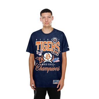 Men's New Era Navy Detroit Tigers Mineral Wash T-Shirt