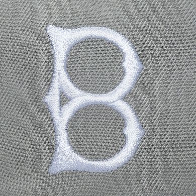 Men's Mitchell & Ness Gray Brooklyn Dodgers Cooperstown Thunderstorm Head Coach Pro-Crown Adjustable Hat