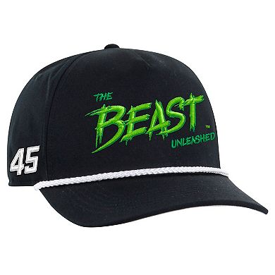 Men's '47 Black Tyler Reddick The Beast Triple Hit Rope Hitch Adjustable Hat