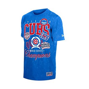 Men's New Era Royal Chicago Cubs Mineral Wash T-Shirt