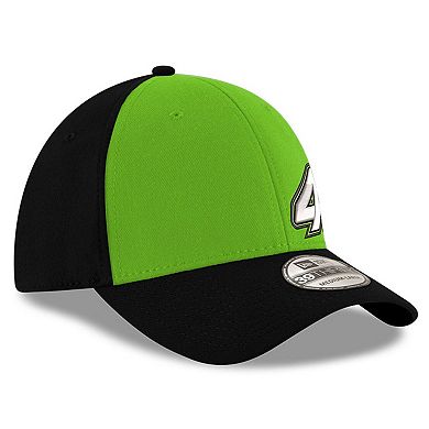 Men's New Era Green Kurt Busch Flawless 39THIRTY Flex Hat