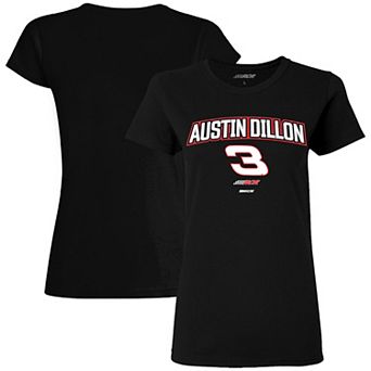 Women's Richard Childress Racing Team Collection Black Austin Dillon Car T-Shirt