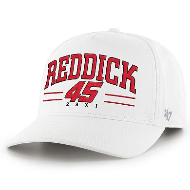 Men's '47 White Tyler Reddick Roscoe Hitch Adjustable Hat