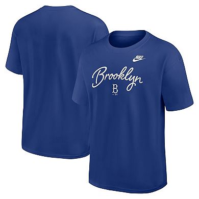 Men's Nike Royal Brooklyn Dodgers Cooperstown Collection Max90 T-Shirt