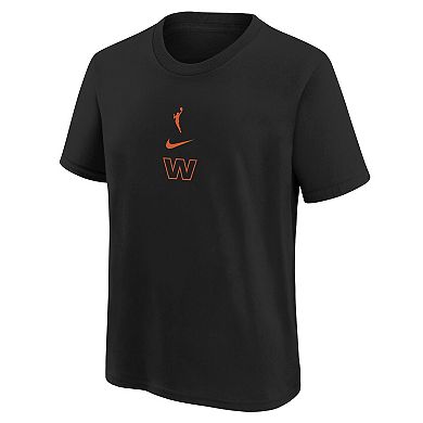 Youth Nike Black WNBA Essential Logo T-Shirt