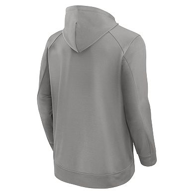 Men's Fanatics Gray NHL 2025 4 Nations Face-Off Authentic Pro Fleece Pullover Hoodie