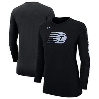 Women's Nike Black Toronto Tempo Logo Long Sleeve T-Shirt