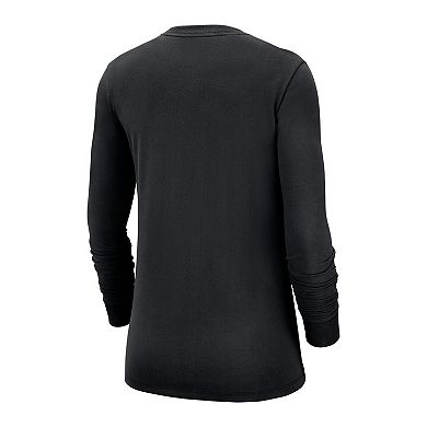 Women's Nike Black Toronto Tempo Logo Long Sleeve T-Shirt