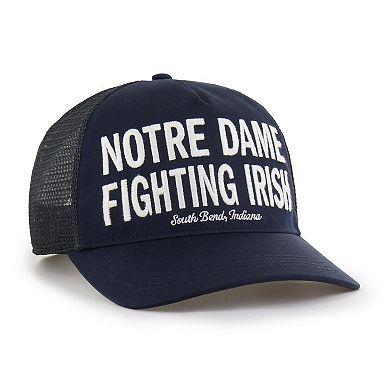 Men's '47 Navy Notre Dame Fighting Irish Contemporary Hitch Trucker Adjustable Hat