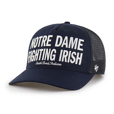 Men's '47 Navy Notre Dame Fighting Irish Contemporary Hitch Trucker Adjustable Hat