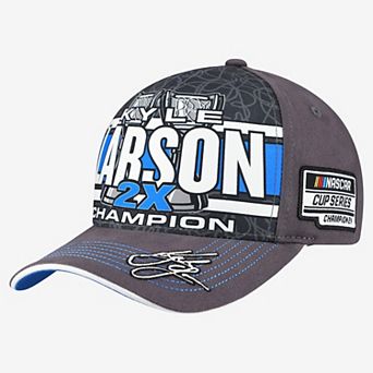 Men's Hendrick Motorsports Team Collection Charcoal Kyle Larson Two-Time NASCAR Cup Series Champion Trophy Adjustable Hat