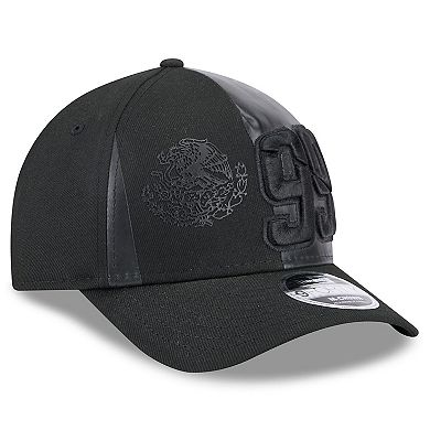 Men's New Era Black Daniel Suarez Mexican Flag 9FORTY M-Crown A-Frame Adjustable Hat