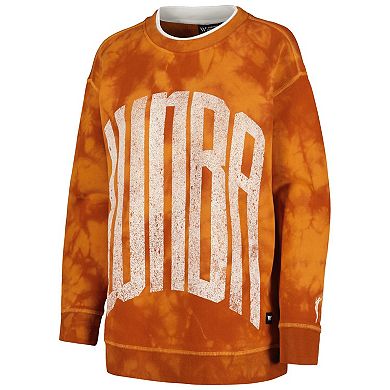 Women's The Wild Collective Orange WNBA Overdye Pullover Sweatshirt