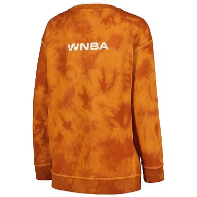 Women's The Wild Collective Orange WNBA Overdye Pullover Sweatshirt