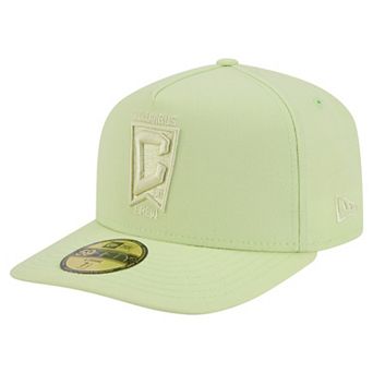 Men's New Era Green Columbus Crew Color Pack A-Frame 59FIFTY Fitted Hat