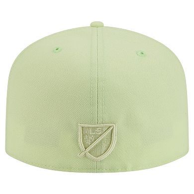 Men's New Era Green Columbus Crew Color Pack A-Frame 59FIFTY Fitted Hat