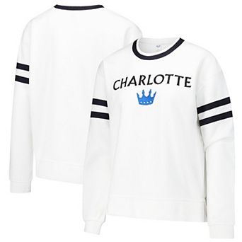 Women's Concepts Sport White Charlotte FC Borough Long Sleeve Top