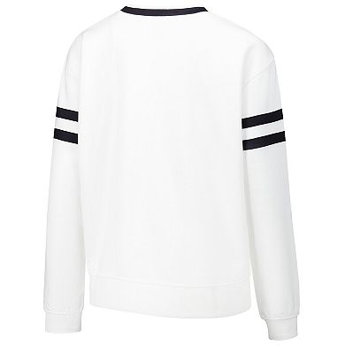 Women's Concepts Sport White Charlotte FC Borough Long Sleeve Top