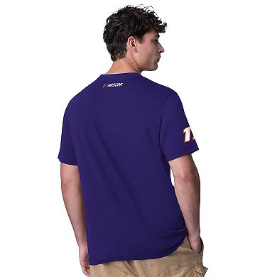 Men's Starter Purple Denny Hamlin FedEx All Star Extreme T-Shirt