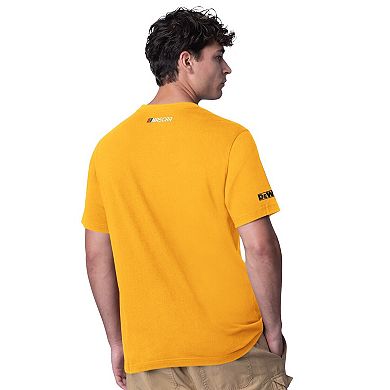 Men's Starter Yellow Christopher Bell DeWalt All Star Extreme T-Shirt