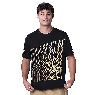 Men's Starter Black Kyle Busch 3CHI All Star Extreme T-Shirt