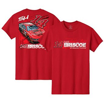 Men's Stewart-Haas Racing Team Collection Red Chase Briscoe Car T-Shirt