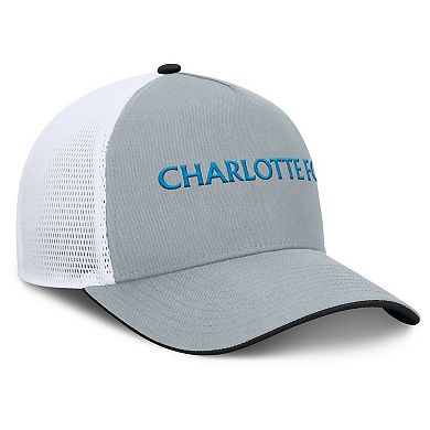 Men's Fanatics Gray Charlotte FC Knuckle Trucker Adjustable Hat