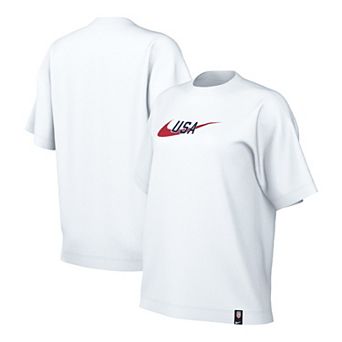 Women's Nike White USMNT Swoosh T-Shirt