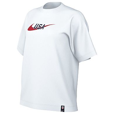 Women's Nike White USMNT Swoosh T-Shirt
