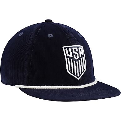 Unisex Navy USMNT Snow Beach Corduroy Adjustable Hat