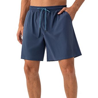 Men's Quick Dry Athletic Shorts with Drawstring Waist & Side Pockets for Workout