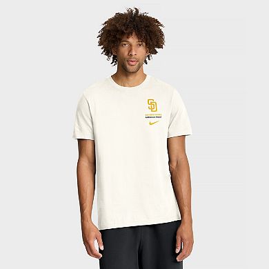 Men's Nike Cream San Diego Padres Primetime 2-Hit T-Shirt