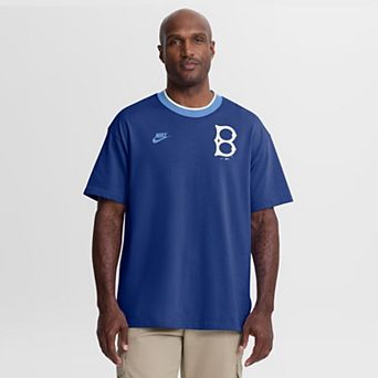 Men's Nike Royal Brooklyn Dodgers Cooperstown Collection Ringer T-Shirt