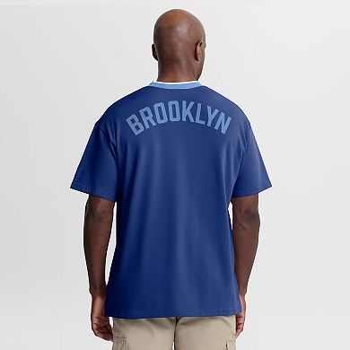 Men's Nike Royal Brooklyn Dodgers Cooperstown Collection Ringer T-Shirt