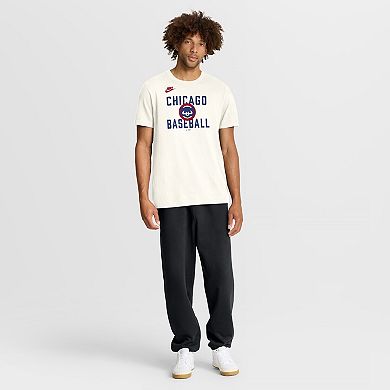 Men's Nike Cream Chicago Cubs Cooperstown Collection ‘70s Inspired T-Shirt