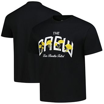 Unisex Live Breathe Futbol Black Columbus Crew Floral T-Shirt
