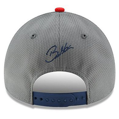 Men's New Era Gray/Navy Bubba Wallace Salute 9FORTY Adjustable Hat