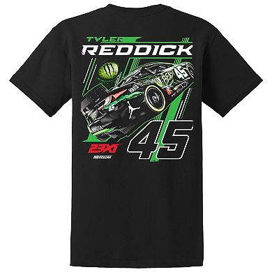 Men's 23XI Racing Black Tyler Reddick Beast Car T-Shirt