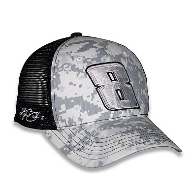 Unisex Checkered Flag Sports Camo Kyle Busch Adjustable Hat