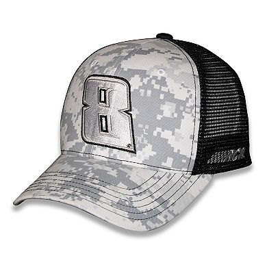 Unisex Checkered Flag Sports Camo Kyle Busch Adjustable Hat