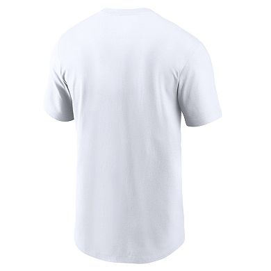 Men's Nike White Brooklyn Dodgers Cooperstown Collection Wordmark T-Shirt