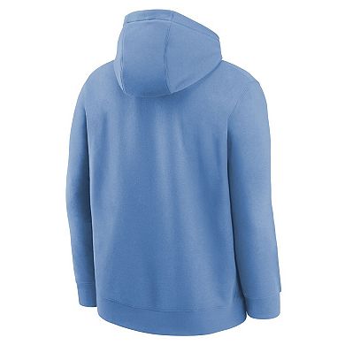 Youth Nike Light Blue WNBA Logo Essential Team Pullover Hoodie