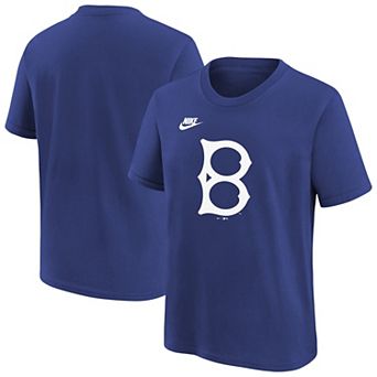 Youth Nike Royal Brooklyn Dodgers Team Logo T-Shirt