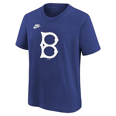 Youth Nike Royal Brooklyn Dodgers Team Logo T-Shirt