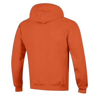 Men's Champion Orange Cincinnati Bengals Powerblend Arch over Logo Hoodie