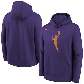 Youth Nike Purple WNBA Logo Essential Team Pullover Hoodie